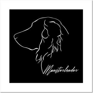 Proud Munsterlander profile dog lover Posters and Art